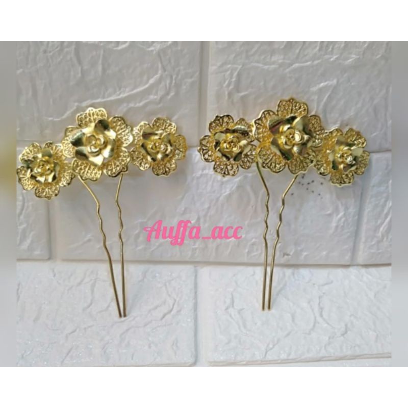 tusuk konde bunga kendari besar/ hiasan sanggul adat