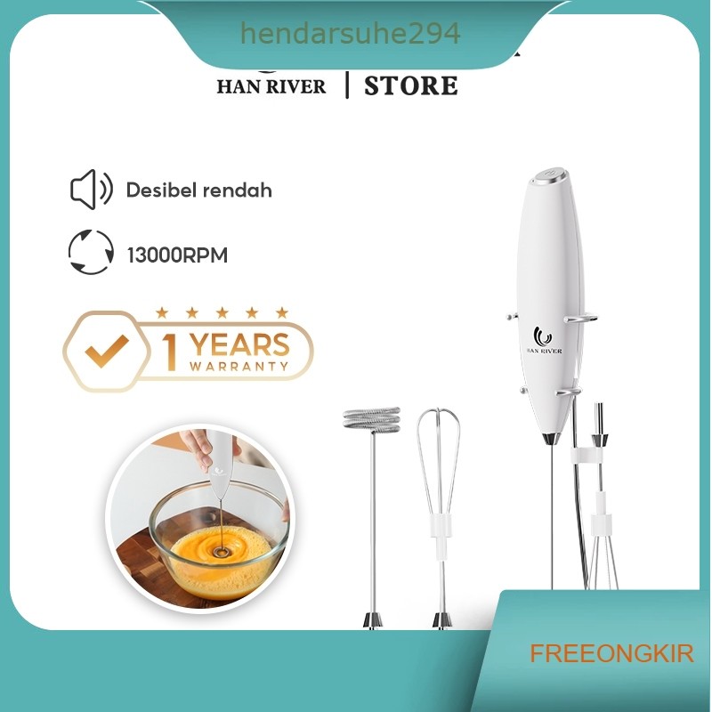 Mixer Pengaduk Kopi Elektrik Milk Frother Pengocok Telur Hand Mixer Blender