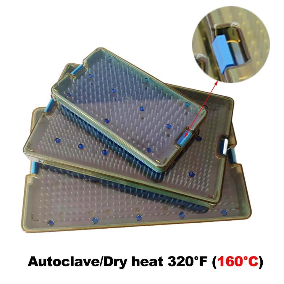 Sterilization Tray Case Box Ophthalmic/dental Orthopedic Teaching Instruments Autoclave Tray Disinfe