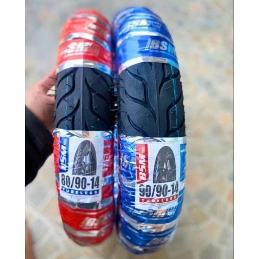 BAN LUAR MOTOR Motif FLEMO ukuran 80/90-14 90/90-14 untuk semua motor ring 14 BEAT VARIO MIO XEON X-