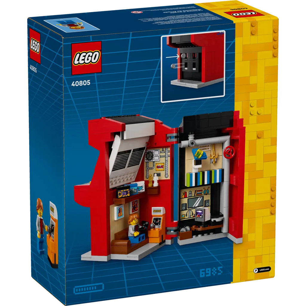 LEGO retro mini arcade game console toy building block model building block children's set children'