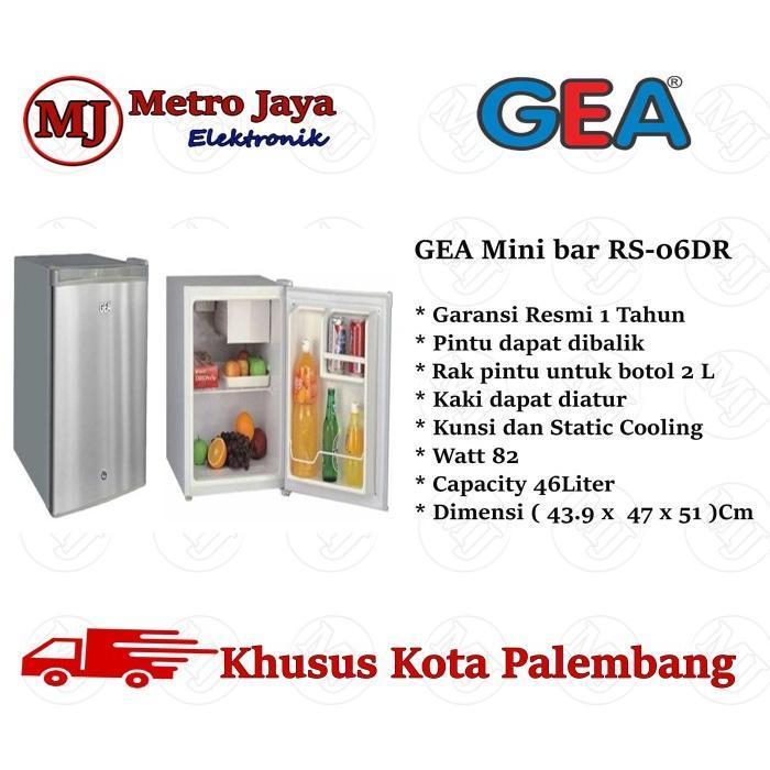 Kulkas Mini Portable GEA RS-06DR Minibar GEA RS 06 DR