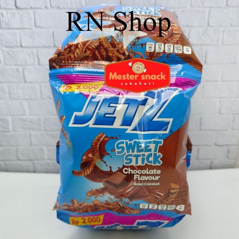 RN Shop Jetz Sweet Chocolate | Jetz Coklat | Jetz Kentang | Chiki Kiloan | Snack Chiki