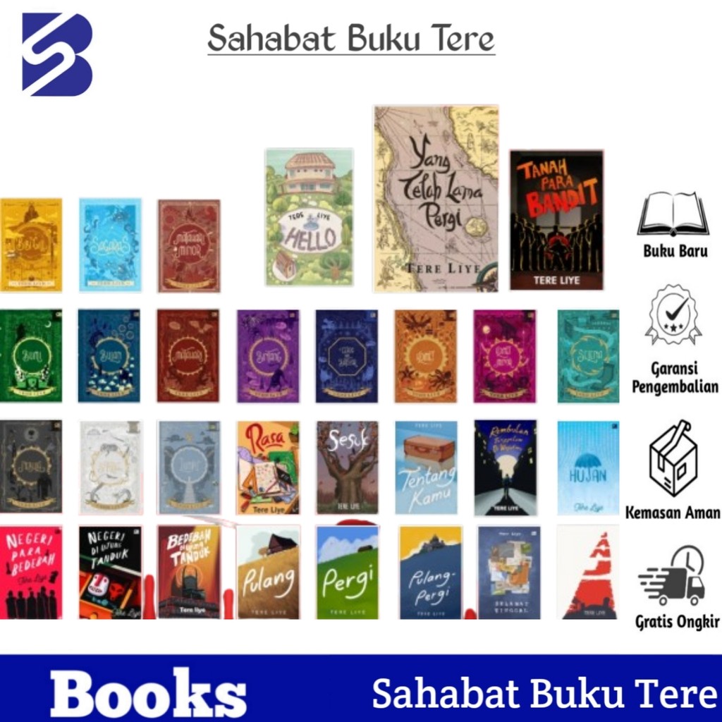 Bebas Pilih Buku Novel Tere Liye Bumi ILY Aldebaran Tanah Para Bandit Bandit Berkelas Hello Bulan Ma