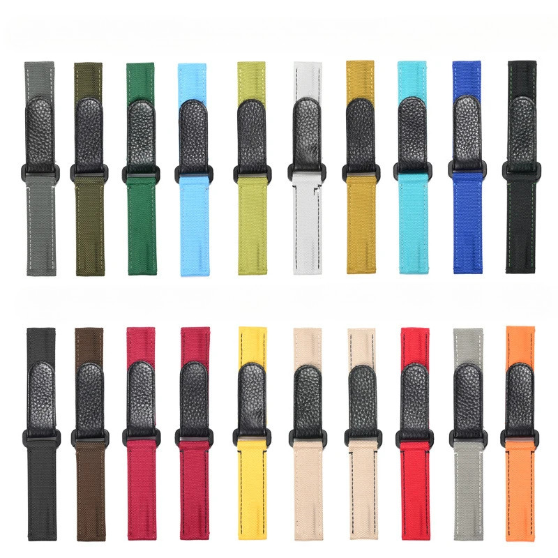 Nylon Velcro 20mm Watchband  Daytona sub rolex watchband Seiko Strap CASIO Tissot Watch Chain Access