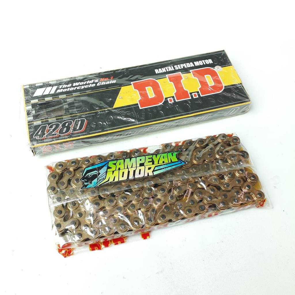 Rantai DID 428D x 130L Gold