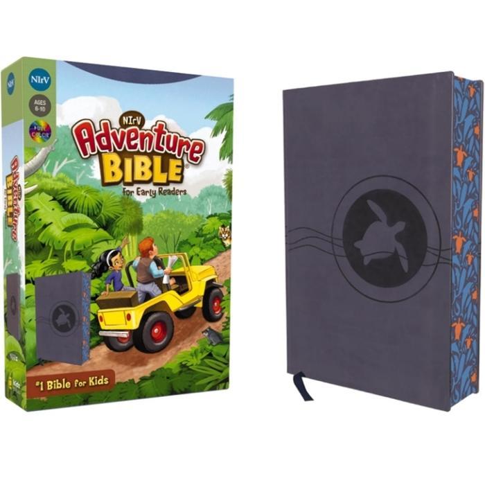 Alkitab Anak NIRV Adventure Bible Leather Comfort Kulit Pink Sheep Blu