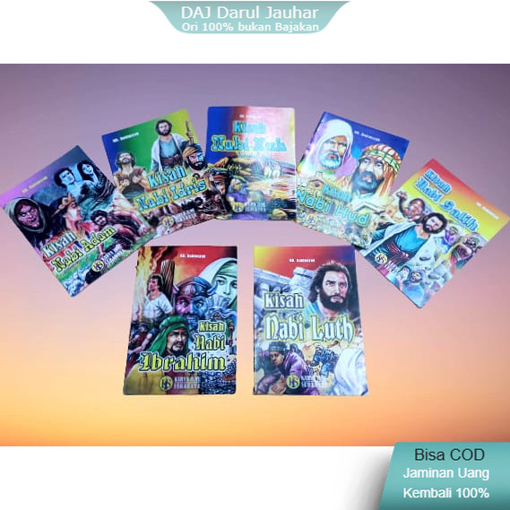 Buku cerita anak | Buku komik nabi | buku cerita komik kisah nabi dan rasul