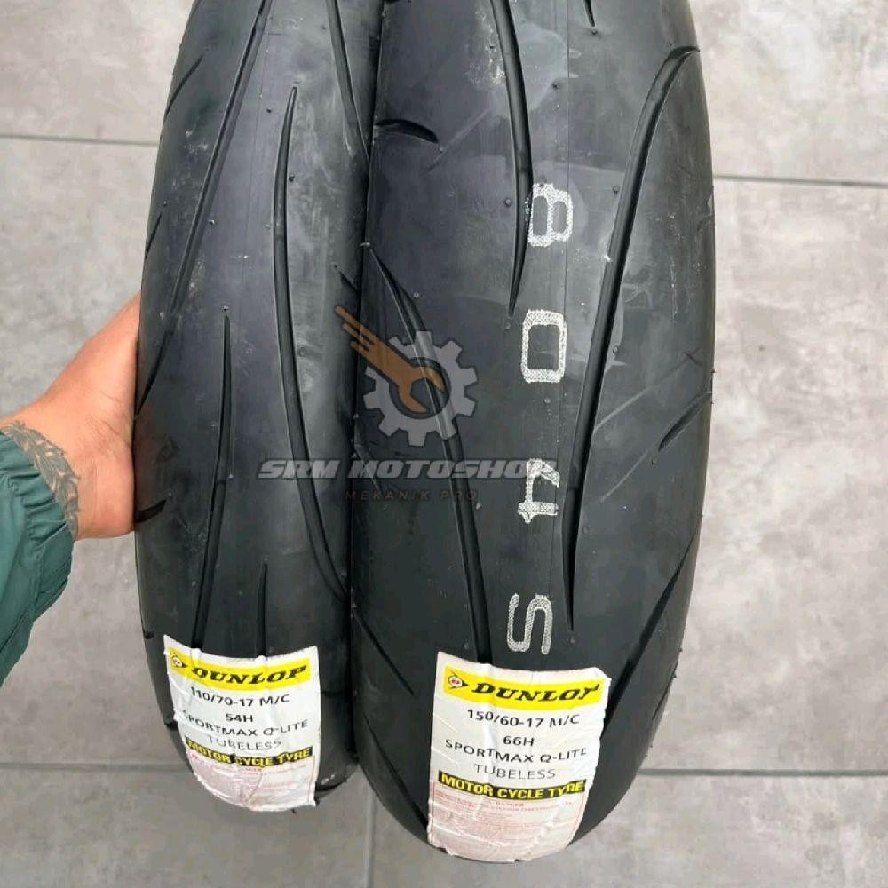 Ban Dunlop 110/70-17&150/60-17 Sportmax Qlite Tubles