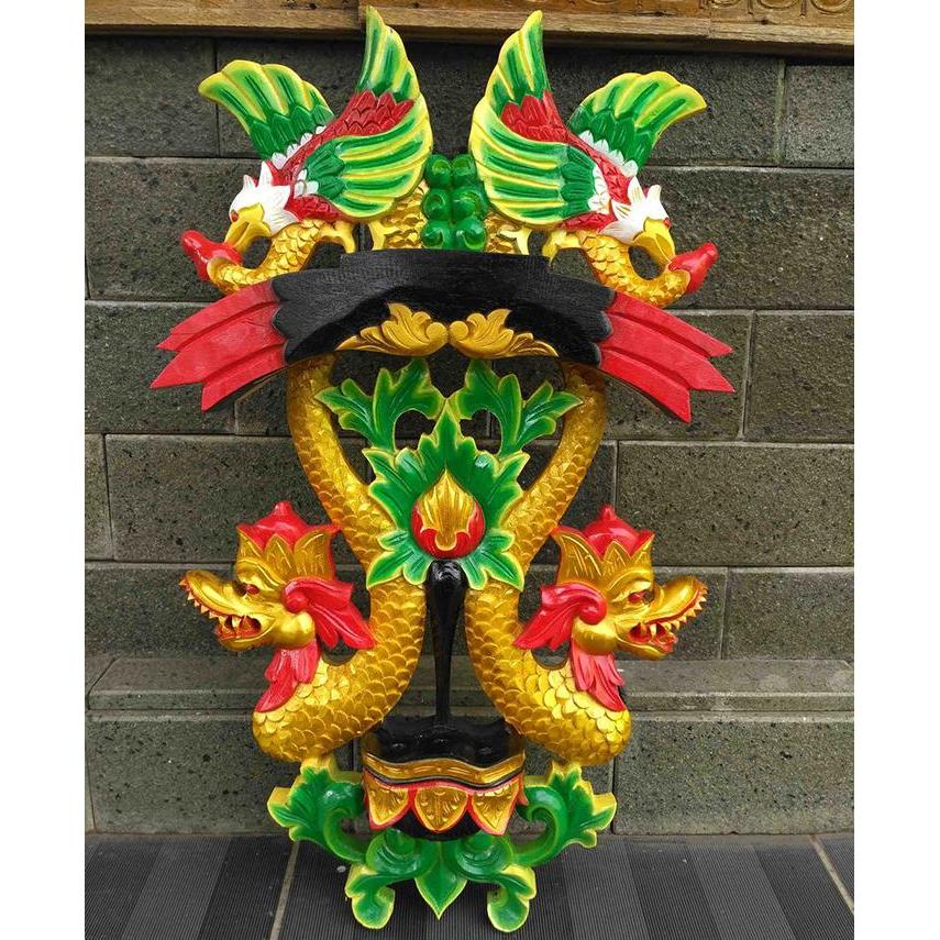 Blawong Keris Tombak Isi 3 Ukir Naga Kembar Sungging Istimewa BK2