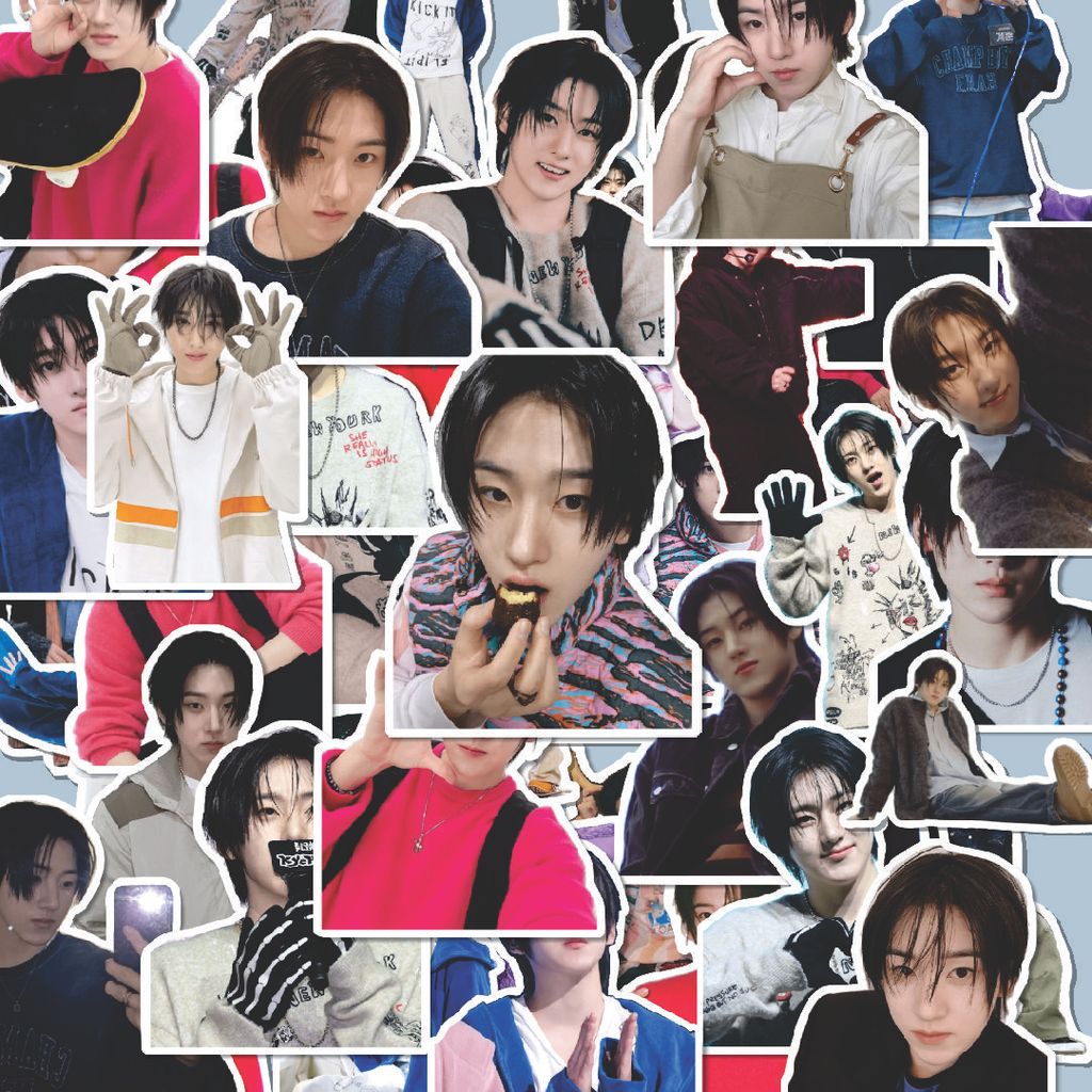 100PCS Lucu Stiker Lee Gyehun (Kickflip) Stiker Aesthetic Stiker Anti Air Stikers Berperekat Waterpr