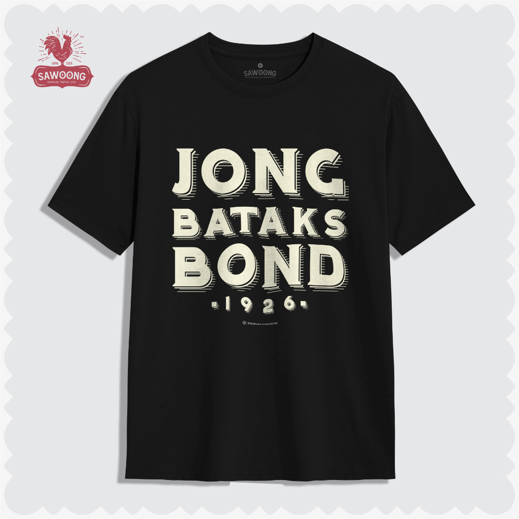 (COD) SAWOONG Kaos Vintage Retro Premium Jong Bataks T-Shirt