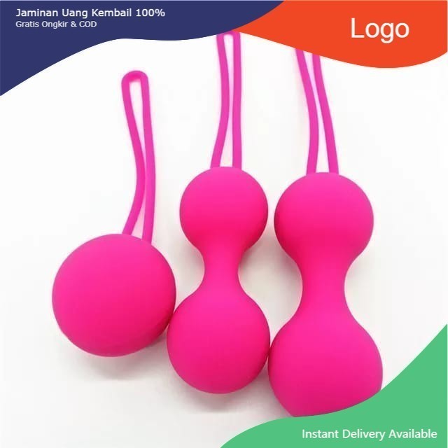 [ adindasnl ] Sepeciall Promoo Senam Kegel Bola Kegel Yoga Kegel Ball isi 3 Bola - Pink - BISA COD