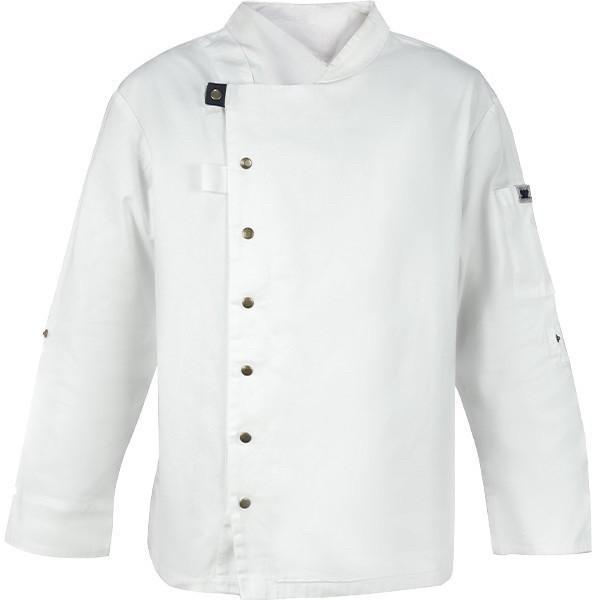 CHEEF ELITE Baju Chef Jacket Koki Chef Seragam Koki Premium Baju koki Restoran - Putih, XS
