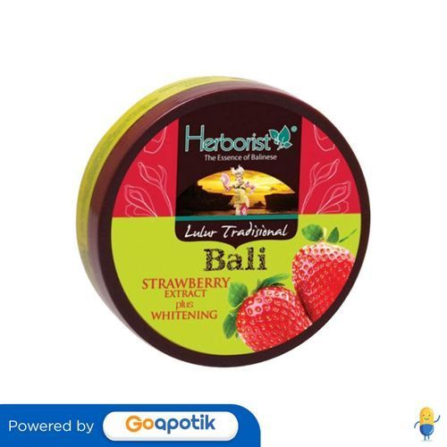 Herborist Lulur Tradisional Bali Strawberry Whitening 200 Gram Pot