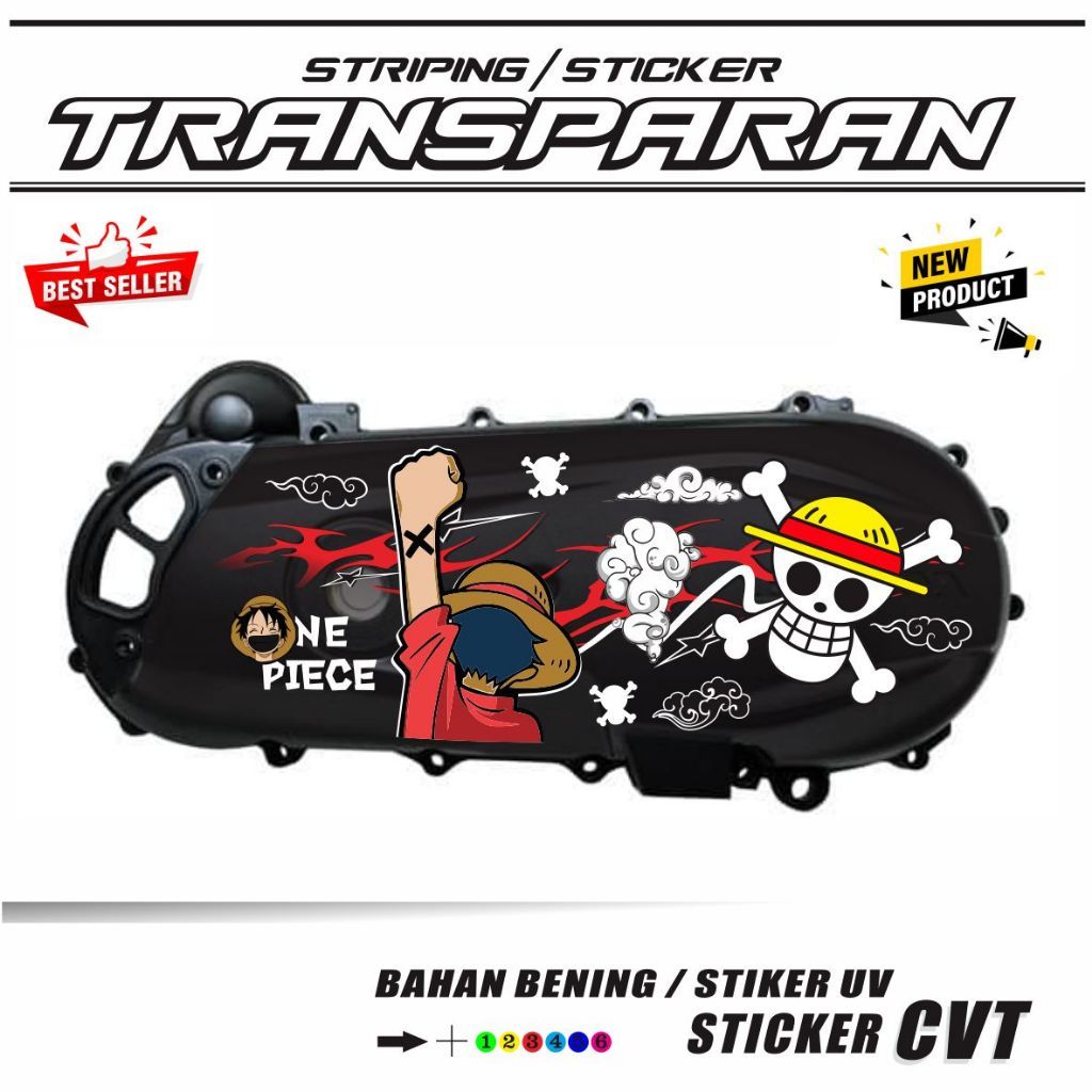 STICKER BLOK CVT / STICKER UV STICKER TRANSPARAN UV / STICKER