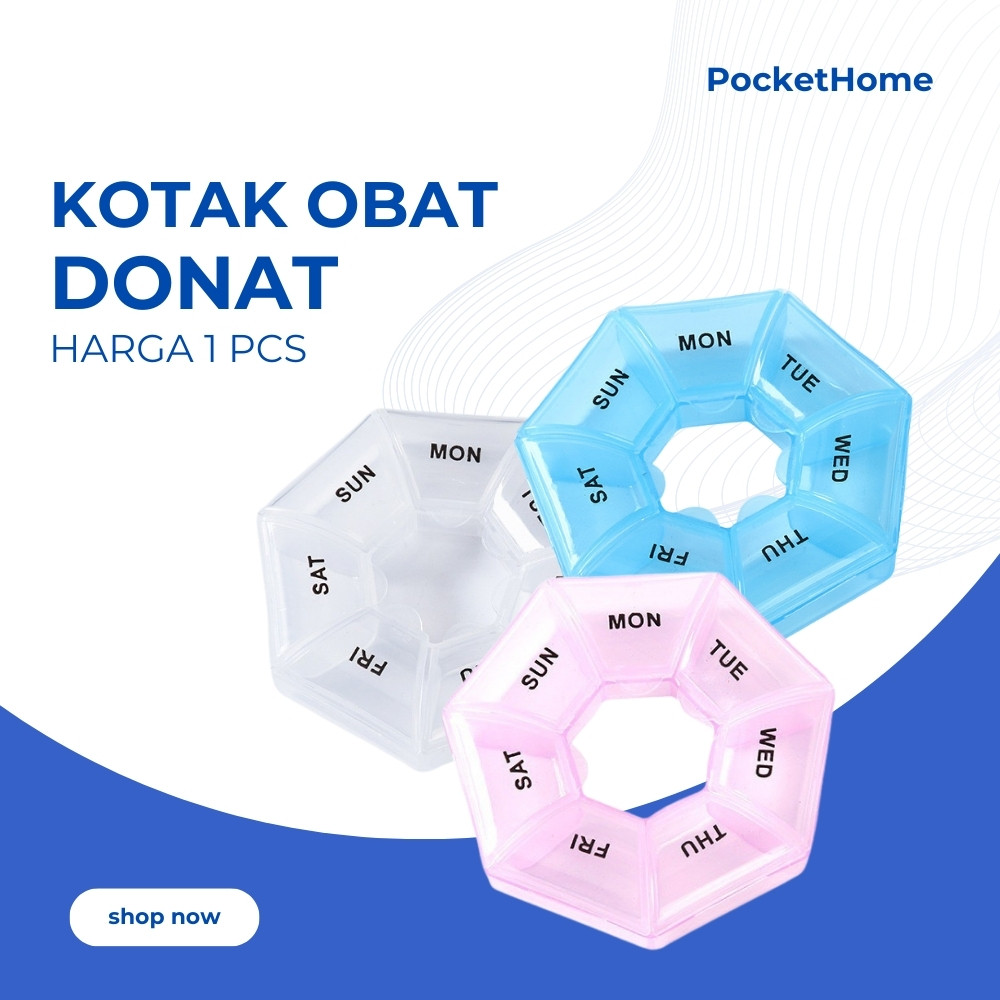 Kotak Obat / Tempat Obat / Tempat Obat Harian / Kotak Obat Harian / Medicine Box / Kotak Obat 7 Hari