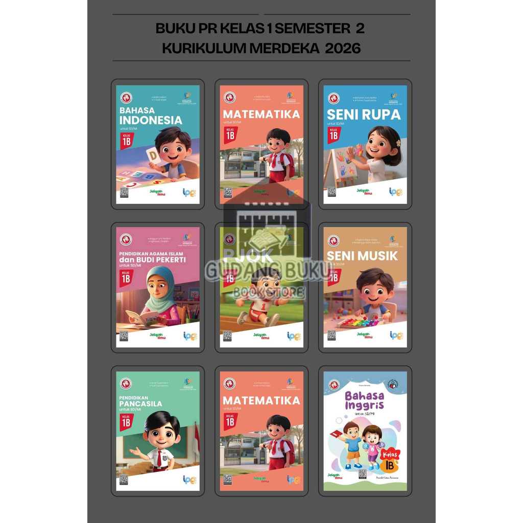 BUKU PR/LKS SD/MI KELAS 1 2 3 4 5 6 SEMESTER 1&2 INTAN PARIWARA TAHUN 2026