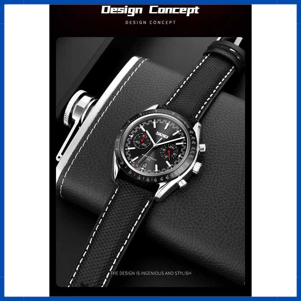 SKMEI Jam Tangan Analog Tachymeter Waterproof - 9292