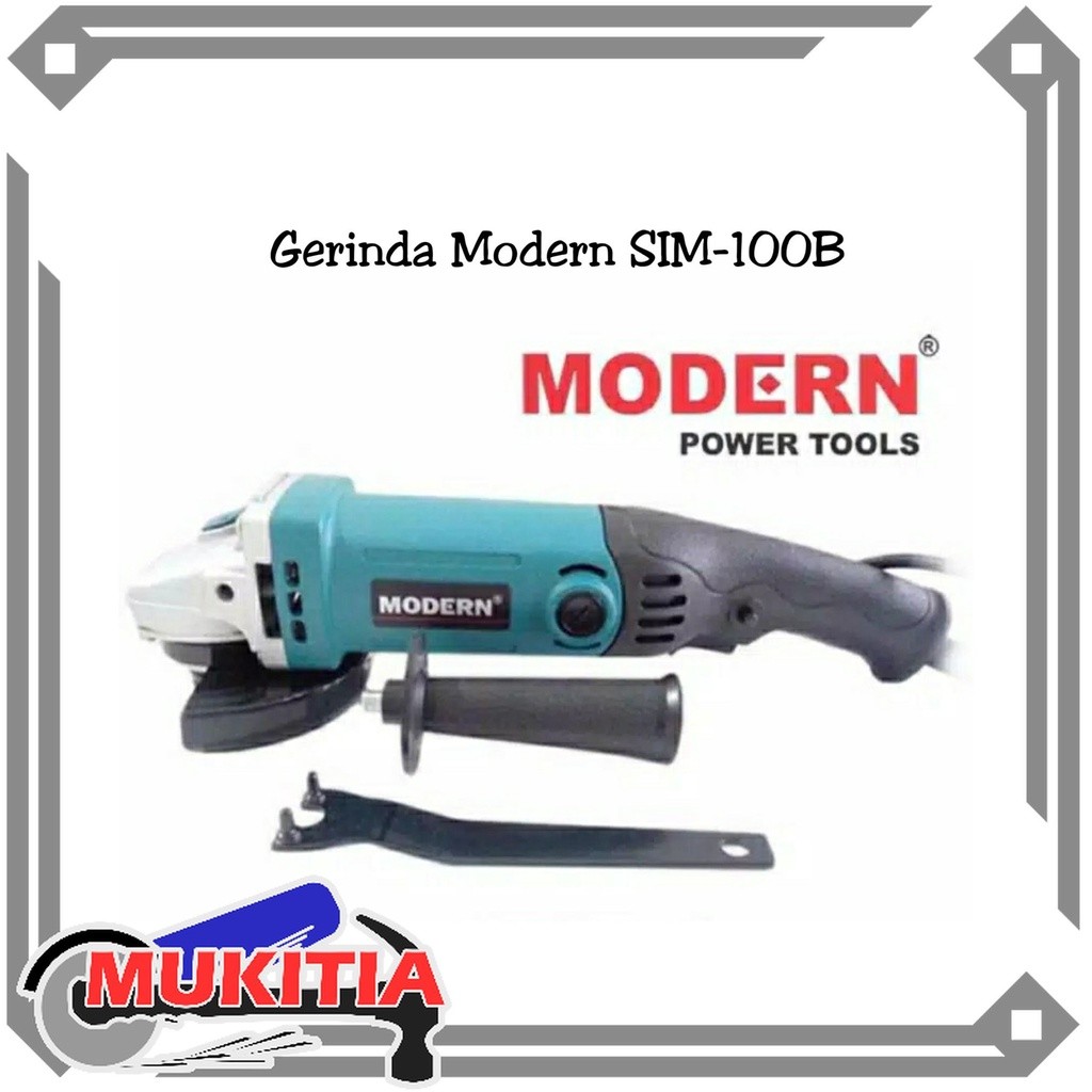 (MURAH) Mesin Gerinda Modern SIM-100B SIM 100B SIM100B SIM 100 B Gerinda Tangan Gurinda Tangan 4"