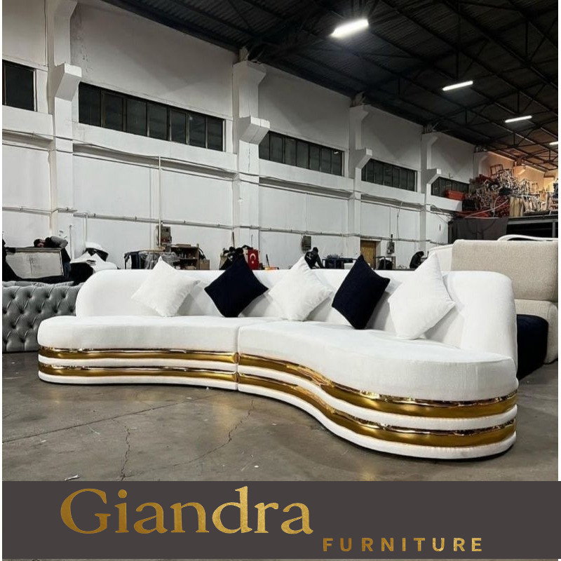 Alma Luxury Sofa Tamu Mewah , Desain Modern