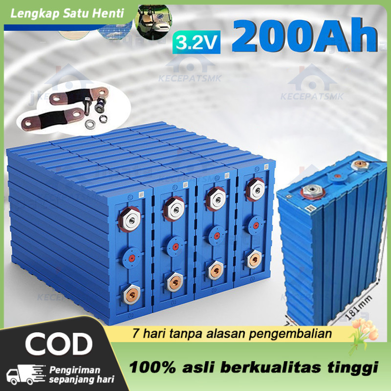 200Ah CATL/BYD Baru Lifepo4 Baterai 3.2V 200Ah lifepo4 Baterai cell Lithium iron phosphate deep cycl