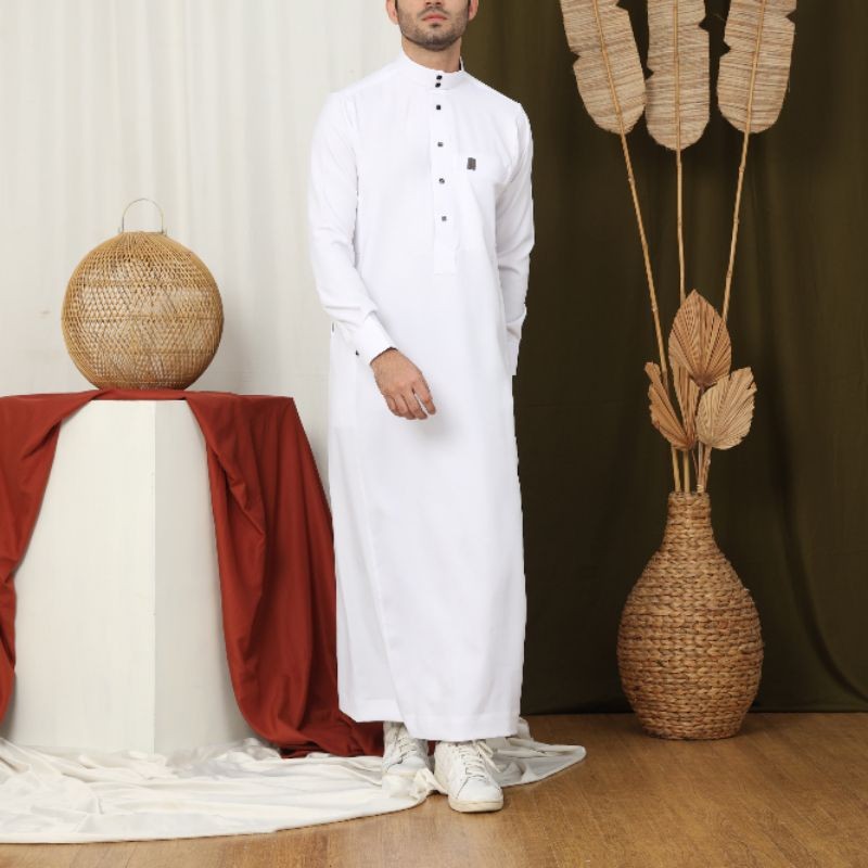CUCI GUDANG jubah wool pria jubah manset pria jubah wool manset jubah assyauqie