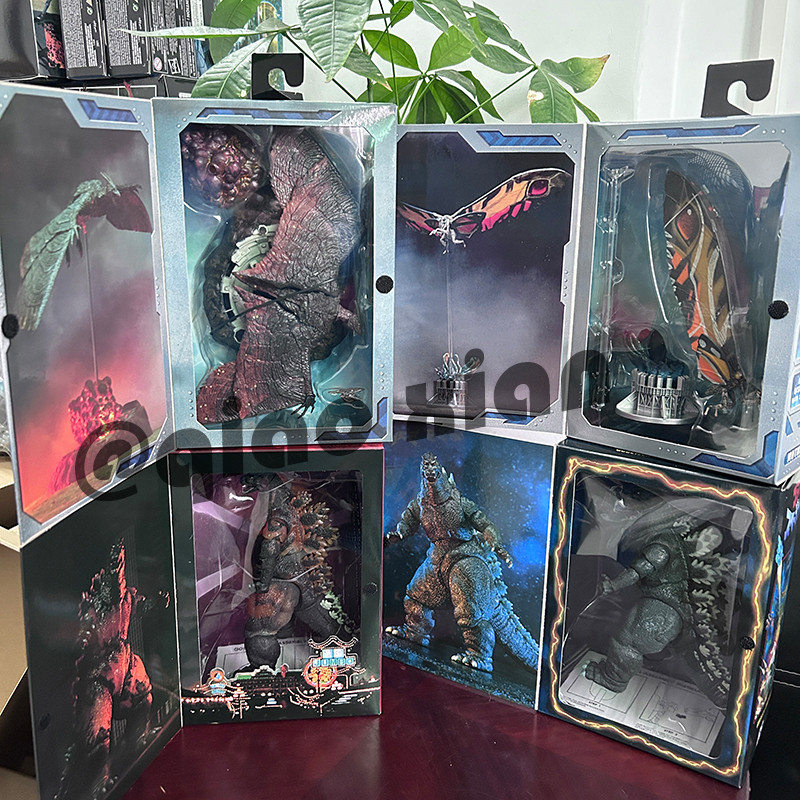 NECA 2024 New Godzilla Movie Mothra Rodan 1995 Movie Version Red Fire Godzilla 1994 Version Space Go