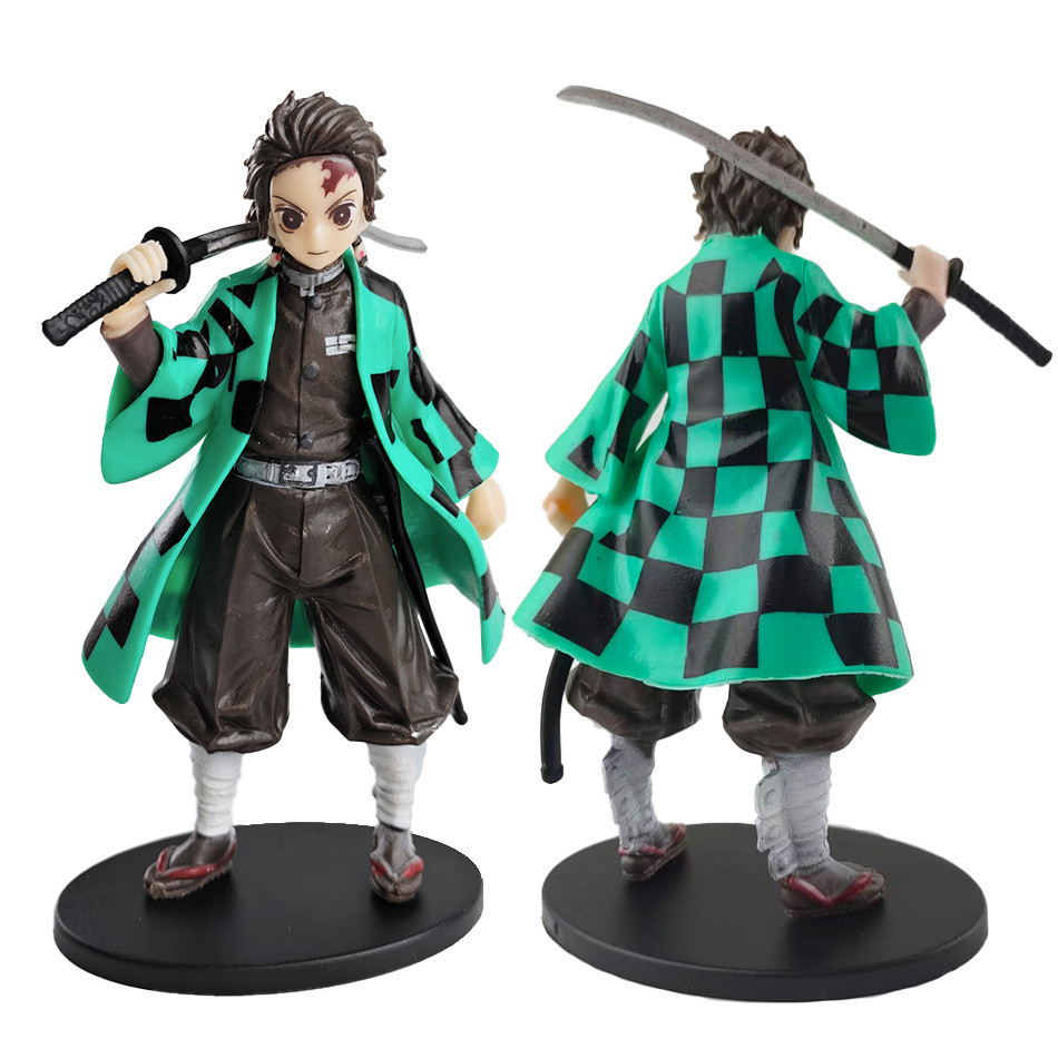 Hot Anime Demon Slayer Kimetsu no Yaiba Figure Kamado Tanjirou Action Figure Agatsuma Zenitsu Nezuko