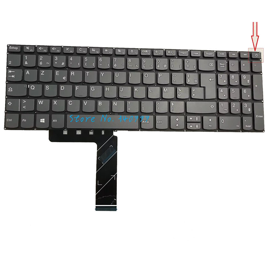 New AZERTY Fren Keyboard for Lenovo IdeaPad L340-15 L340-15API L340-15IWL L340-17API L340-17IWL L340