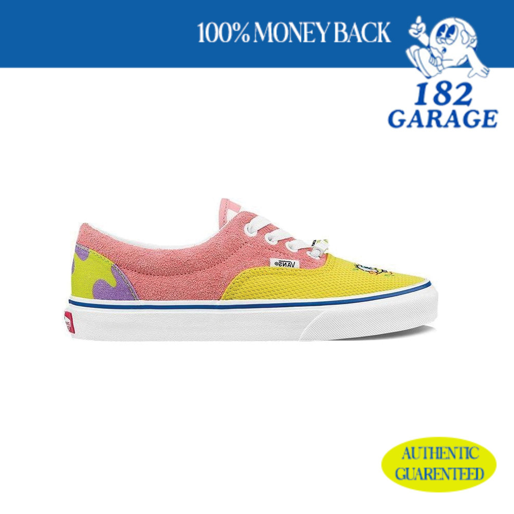 Sepatu Vans Era x Spongebob Best Buds Best Friends Pink Yellow