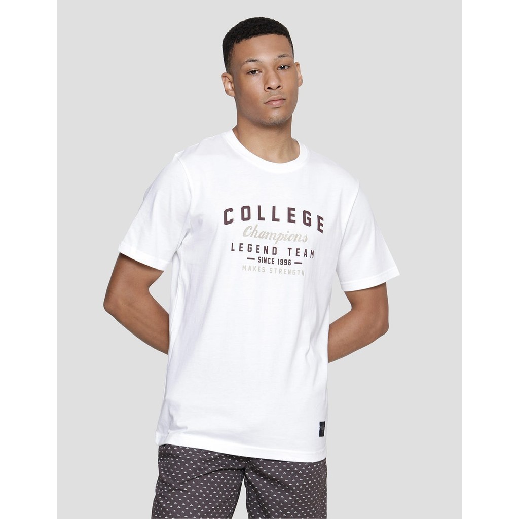 Nevada Wording Varsity Kaos Casual Pria 120664381