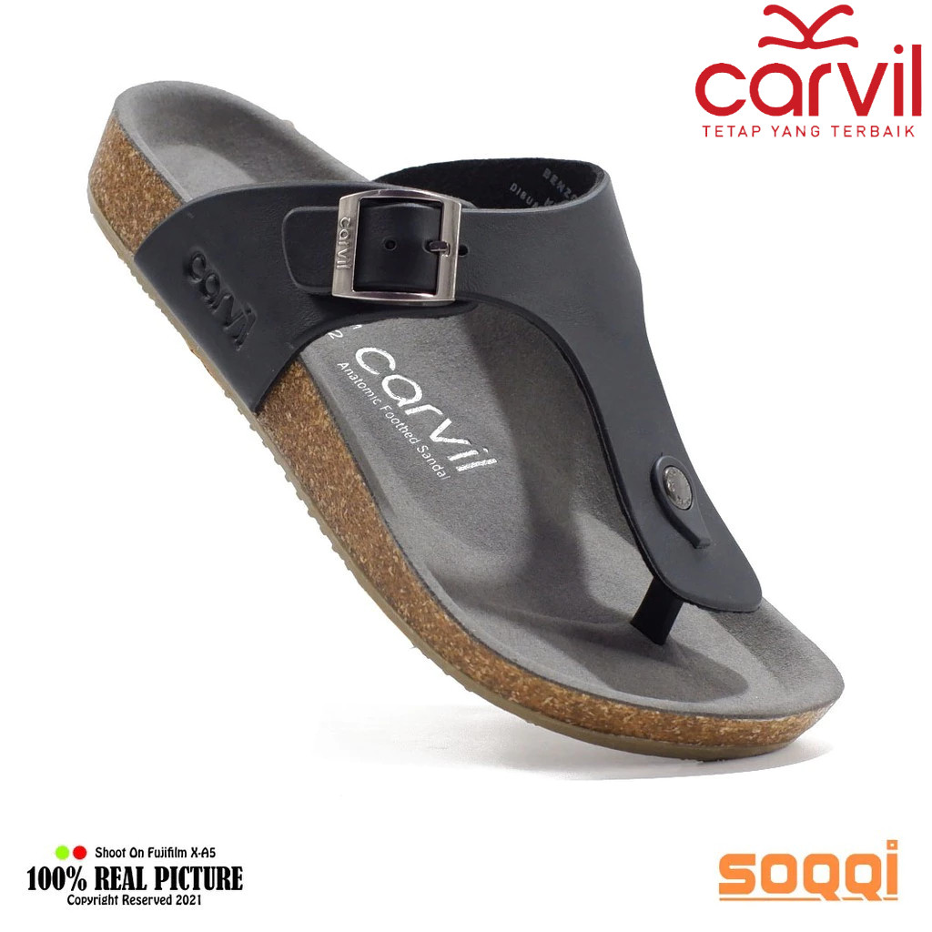 CARVIL Sandal Pria Wanita Carvil original Terbaru Ori Sendal Carvil Cewek Cowok Sandal Jepit kulit