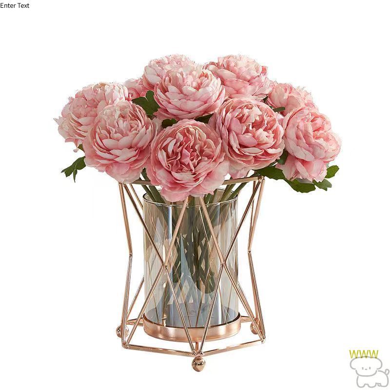 DISKON 50% Buket Bunga Imitasi Nordic Minimalis – Dekorasi Meja TV & Ruang Tamu – Bunga Palsu Premiu