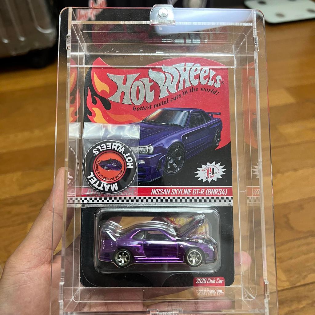 Hotwheels RLC 2020 skyline R34 purple