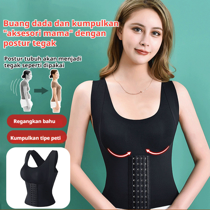 3-In-1 Push-Up Corset Bra/ Humpback Posture Correction Tummy Control Shapewear Bra/ Korset Push-Up/ 