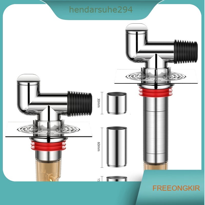 T Connector Pembuangan Air - Penyambung Pipa Tiga Arah untuk Mesin Cuci Balkon, Wastafel & Saluran A