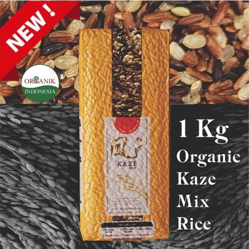 [1 Kg] BERAS ORGANIK KAZE MIX - KAZE RICE