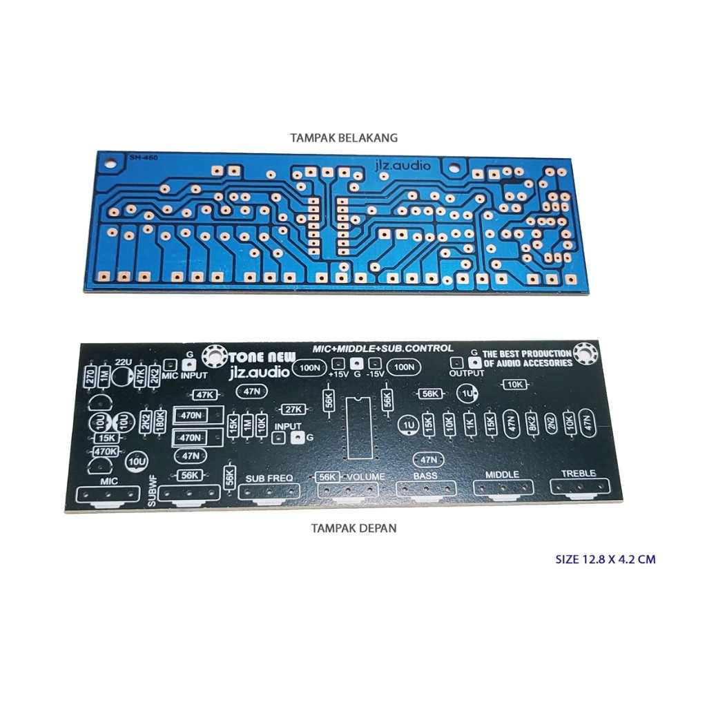 PCB TONE CONTROL EXTRA SUBWOOFER MIDDLE MIC
