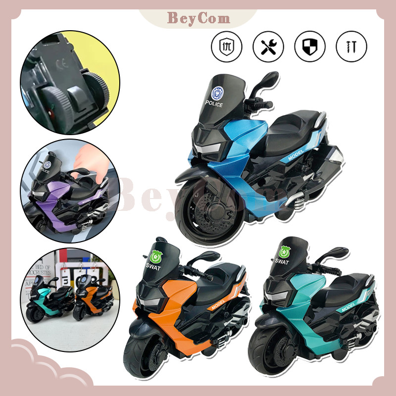 Motor Mainan Anak Inersia/Miniatur Diecast Alloy Motor