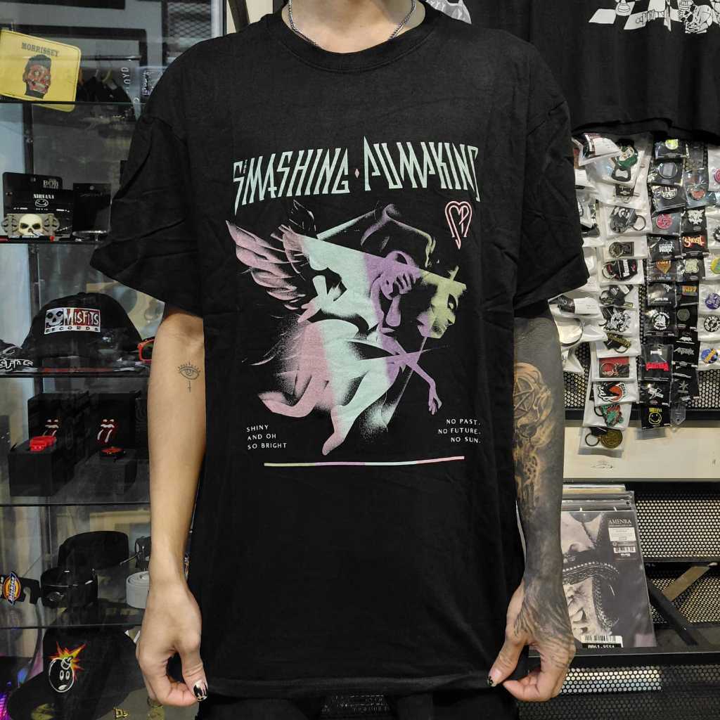 ORI T Shirt Band Official THE SMASHING PUMPKINS - SHINY Original
