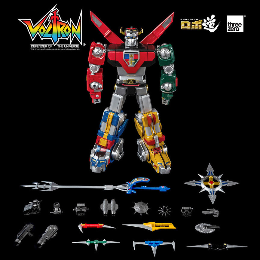 3A ThreeZero ROBO-DOU VOLTRON: DEFENDER OF THE UNIUERSE VOLTRON Action Figures Model Toys 27cm