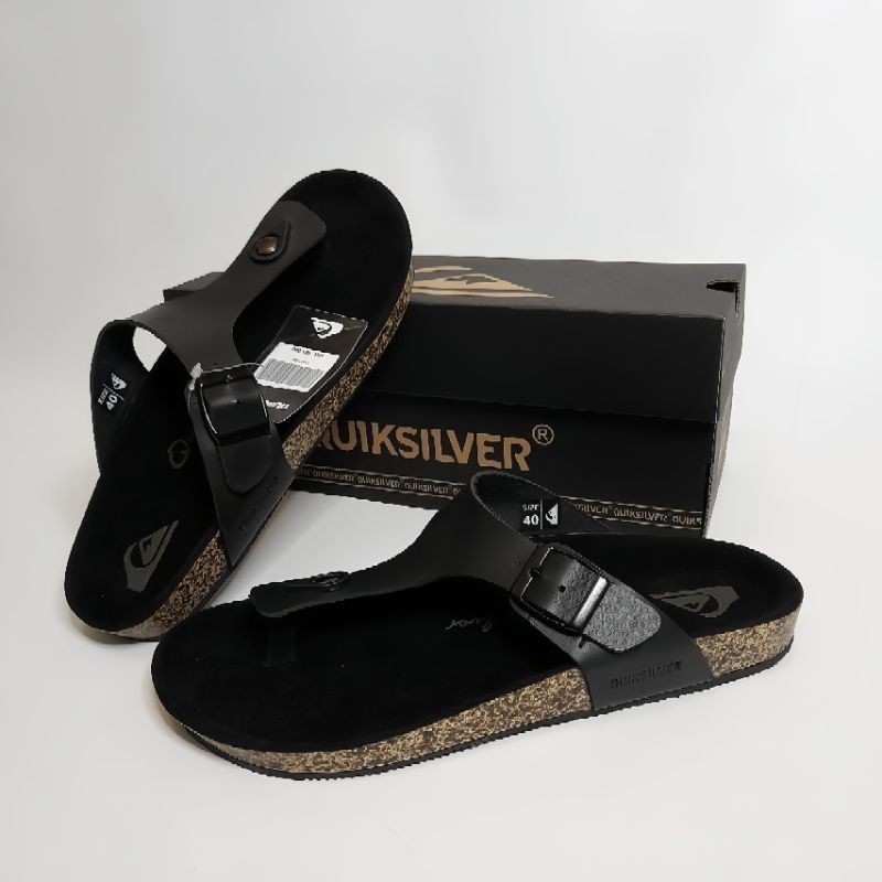 SANDAL PRIA WANITA SENDAL KULIT CASUAL QUIKSILVER JEPIT SLOP PREMIUM