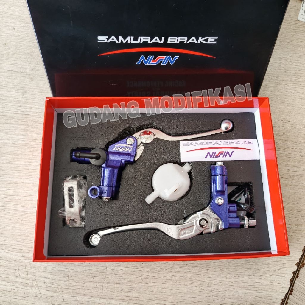 Murah MASTER REM 1 SET NISSIN  AXIAL KANAN KIRI SAMURAI ORIGINAL MASTER REM 14MM UNIVERSAL NINJA VIX