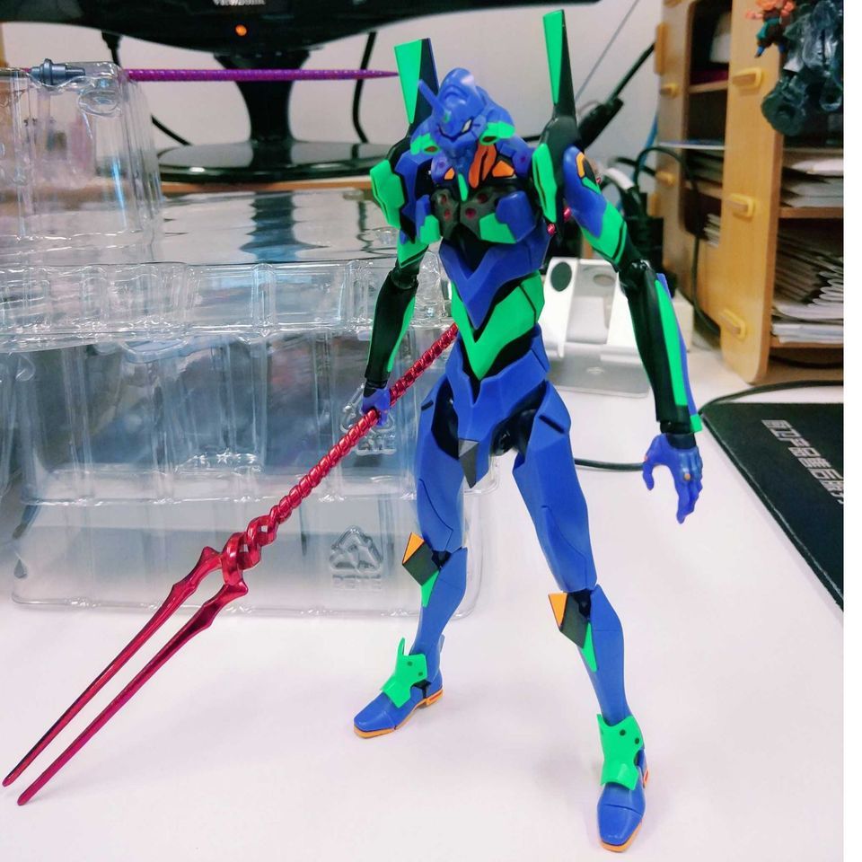 NEON GENESIS EVANGELION Absolute Terror Field Spear of Longinus MB EVANGELION-01 Arms Figure Model T