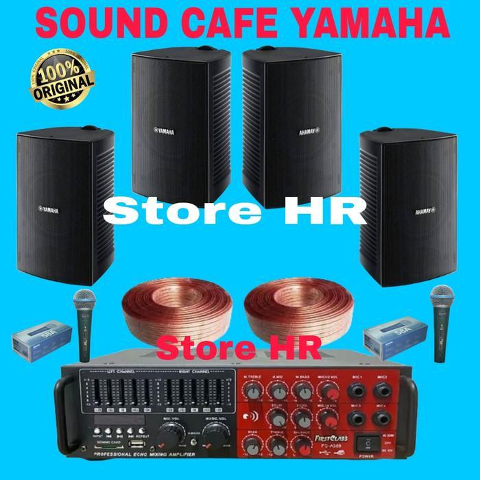 paket sound system karaoke Yamaha isi 4 unit bluetooth USB cafe