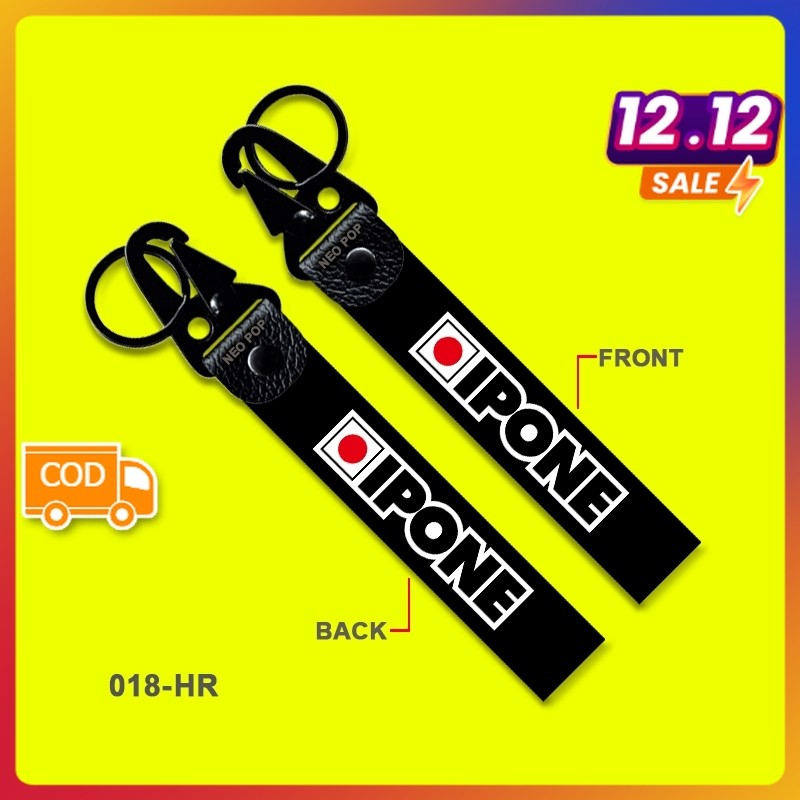 GANTUNGAN KUNCI PREMIUM IPONE KEYCHAIN SEPEDA MOTOR AKESORIS KEREN MEREK OLI SAMPING MESIN GARDAN GE