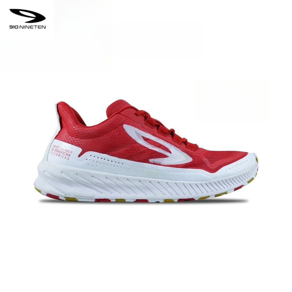910 Nineten Sepatu Lari - GEIST EKIDEN MERAH PUTIH
