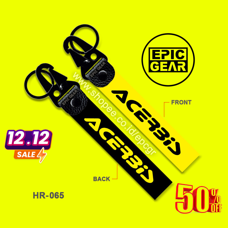 HIGH QUALITY GANTUNGAN KUNCI LOGO ACERBIS PREMIUM KEYCHAIN MOTORSPORT SEPEDA MOTOR KEY CHAIN BIKE WA