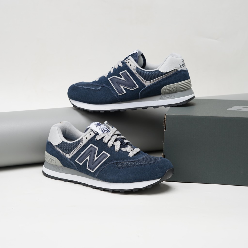 New Balance 574 Navy Grey